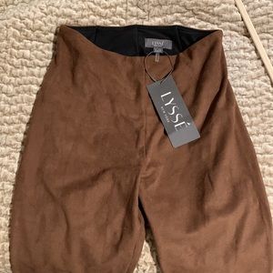 Lysse New York brown suede leggings